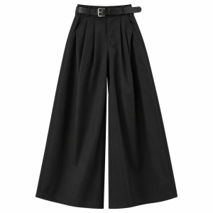 Pantalón palazo con cinturón - Imagen 5