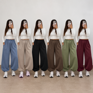 Pantalón chándal globo puño