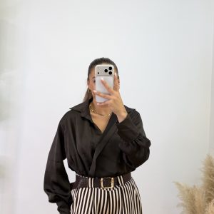Pantalón Noemi -  Rayas chocolate - Imagen 4