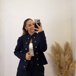 Chaqueta Napoleón I Azul marino - Imagen 3