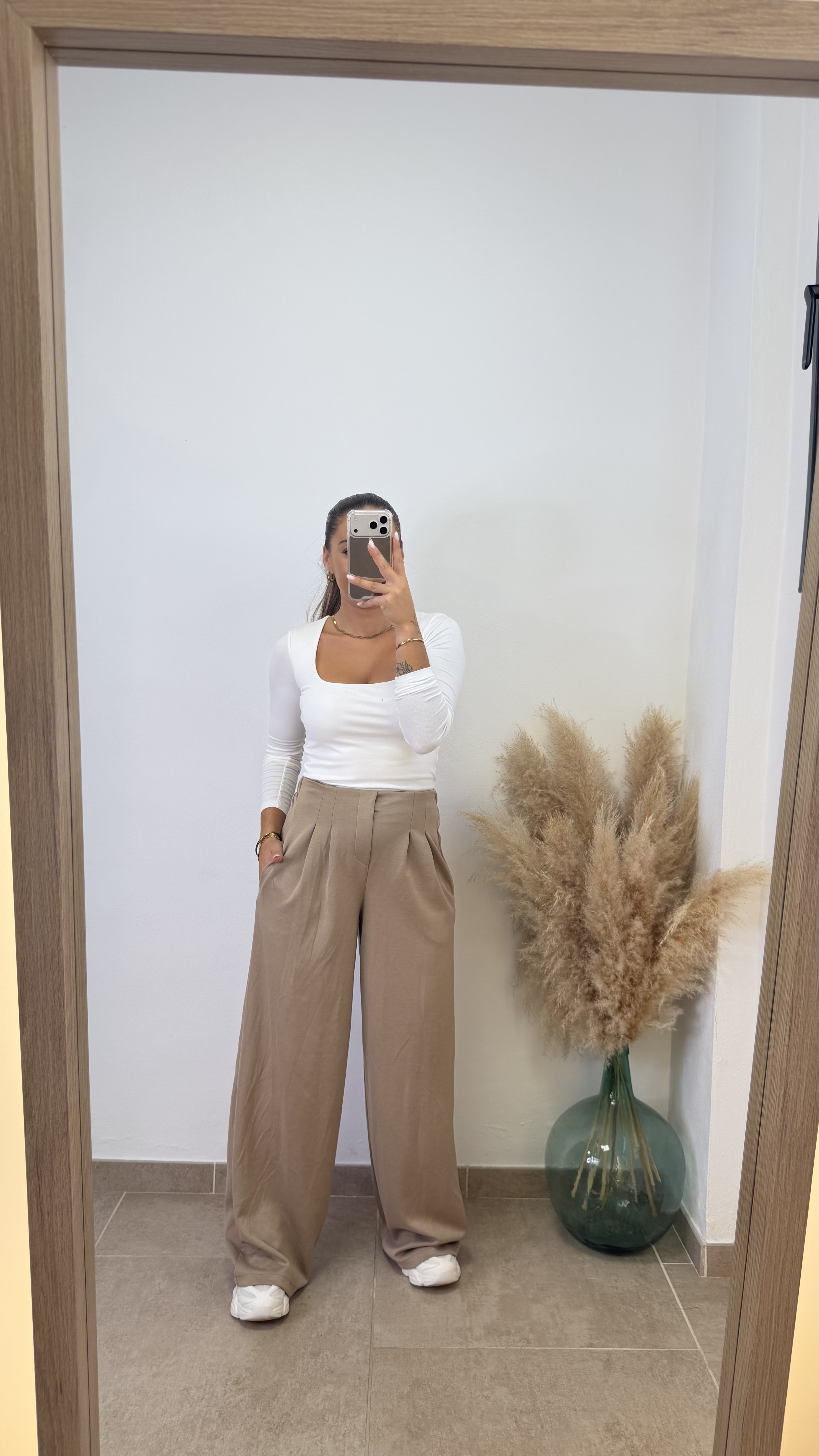 Pantalón nora chándal corte recto - Imagen 3