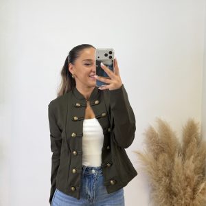 Chaqueta Napoleón I Verde militar - Imagen 3