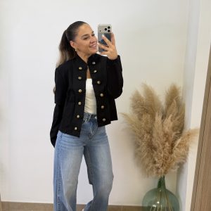 Chaqueta Napoleón I Negro - Imagen 2