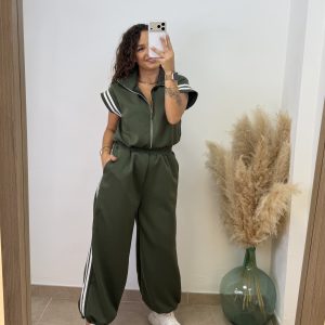 Conjunto inspo adid - Verde militar