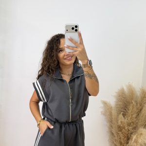 Alternative view of Conjunto inspo adid - Gris oscuro