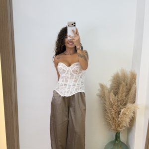 Pantalón raso botón - Imagen 8