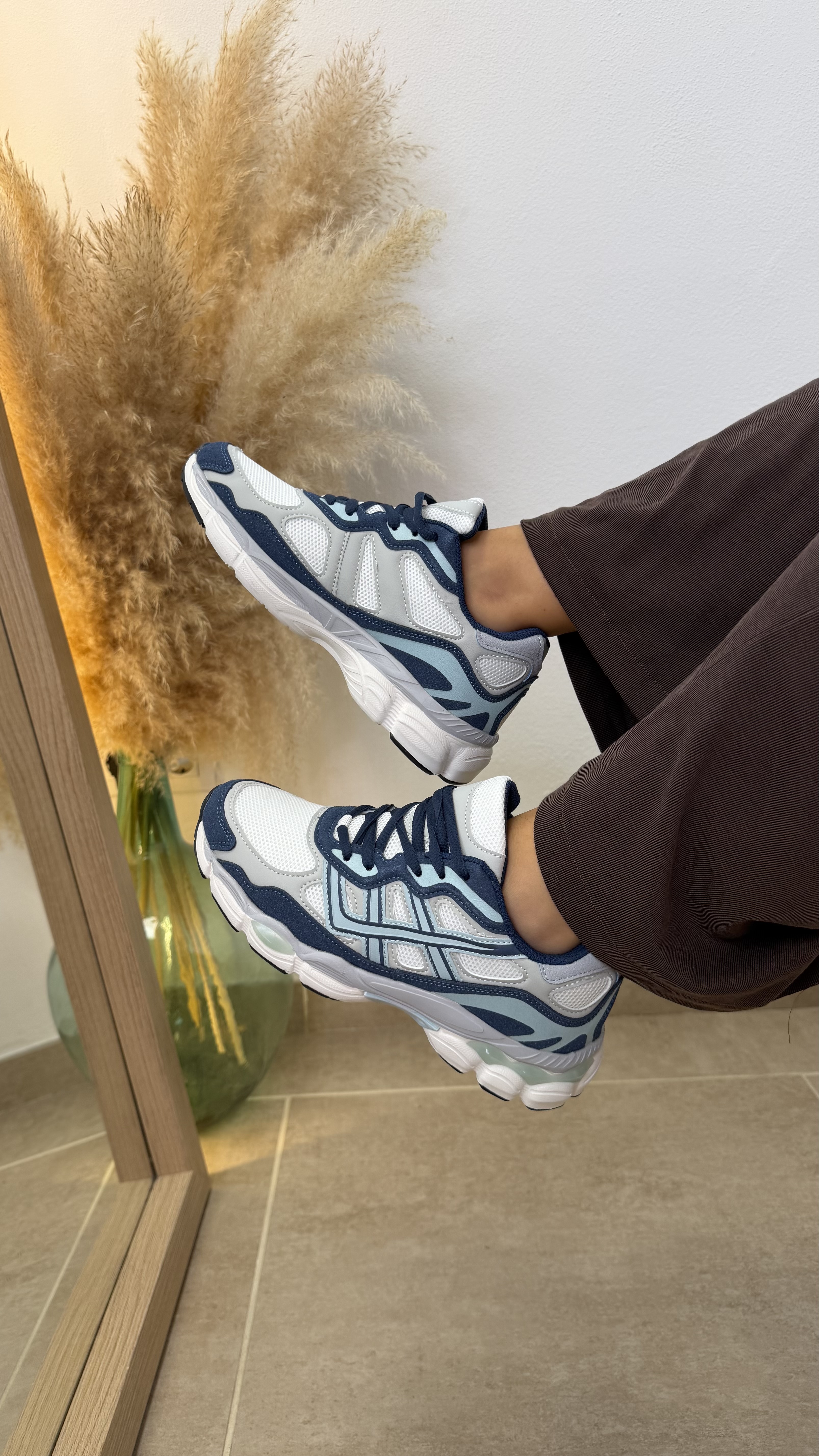 Deportivas asic azul