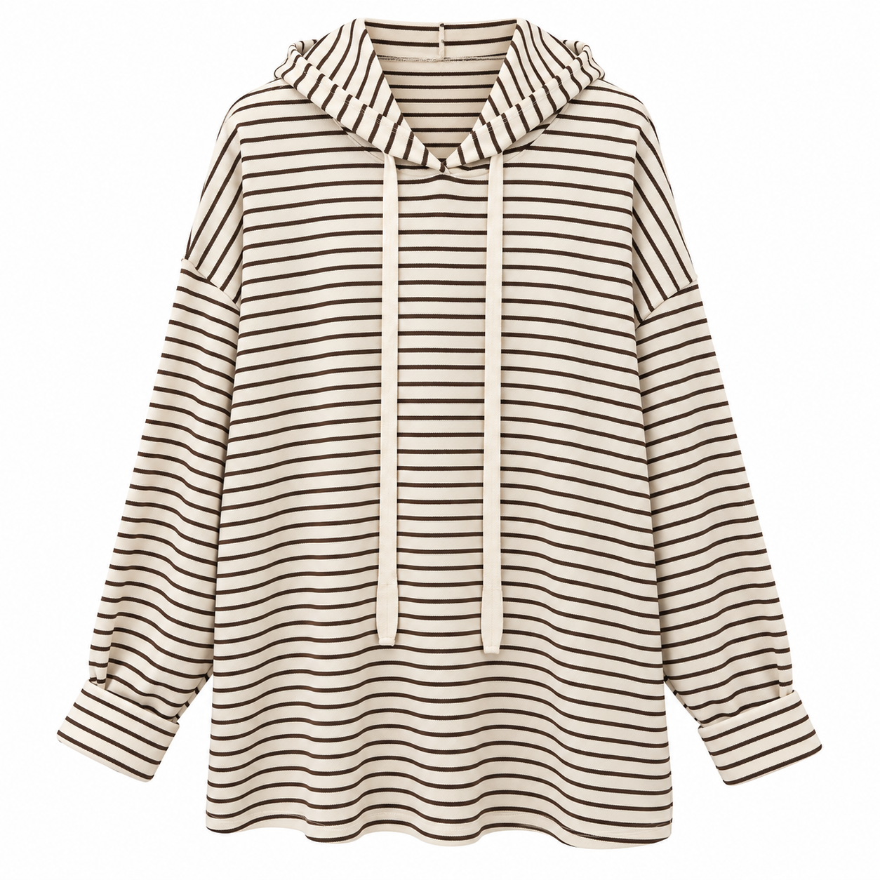 Sudadera rayas capucha - Imagen 2