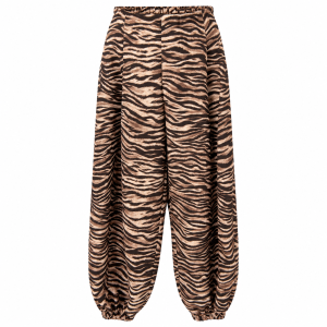 Pantalón puño cebra I taupe y negro