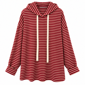 Sudadera rayas capucha - Imagen 3