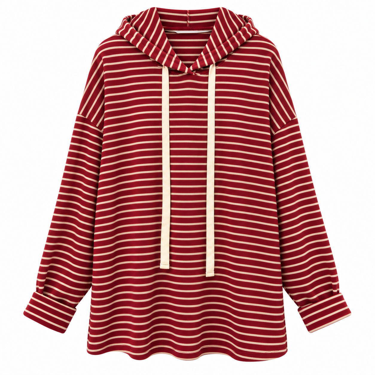 Sudadera rayas capucha - Imagen 3