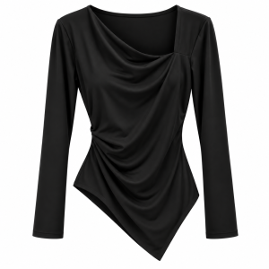 Camiseta asimétrica pico licra - Imagen 9