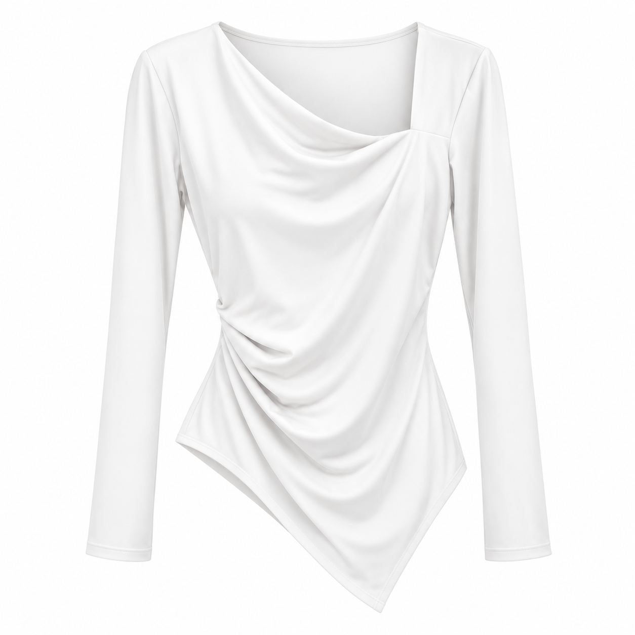 Camiseta asimétrica pico licra - Imagen 5