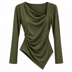 Camiseta asimétrica pico licra - Imagen 7