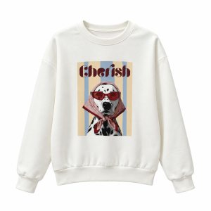 Alternative view of Sudadera perro - Cherish - beige y celeste