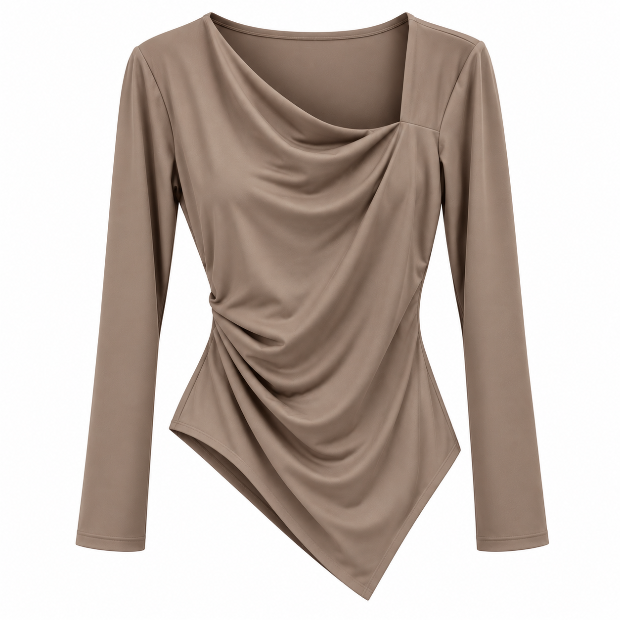 Camiseta asimétrica pico licra - Imagen 8