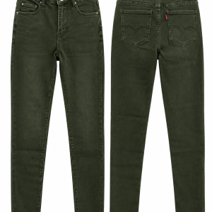 Pantalón skinny inspo levis -Verde militar