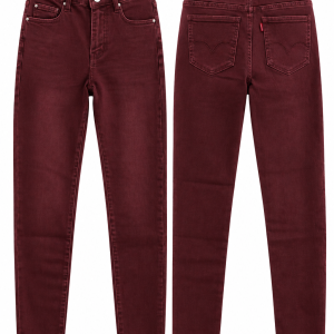 Pantalón skinny inspo levis - Burdeos