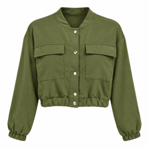 Bomber bolsillos I Verde militar