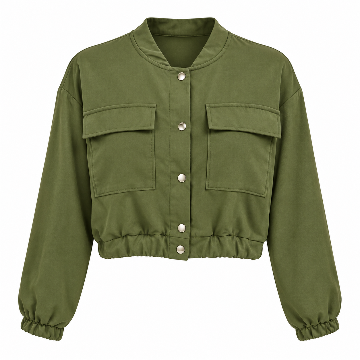 Bomber bolsillos I Verde militar