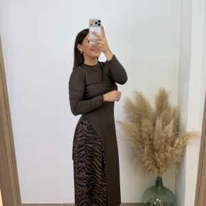 Pantalón puño cebra I Chocolate - Imagen 6