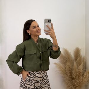 Bomber bolsillos I Verde militar - Imagen 3