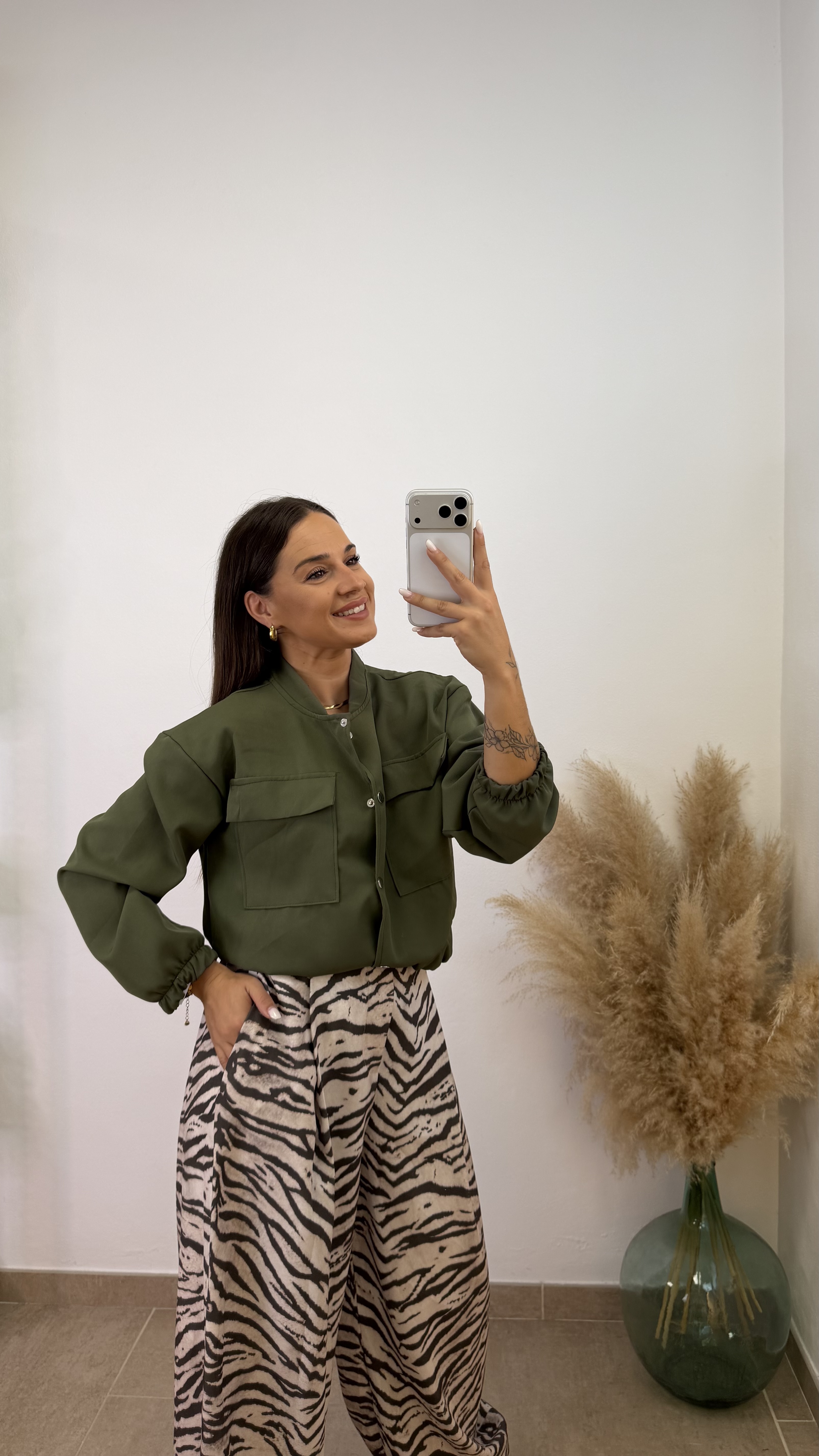 Bomber bolsillos I Verde militar - Imagen 3