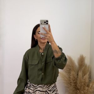 Bomber bolsillos I Verde militar - Imagen 4