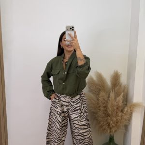Bomber bolsillos I Verde militar - Imagen 5