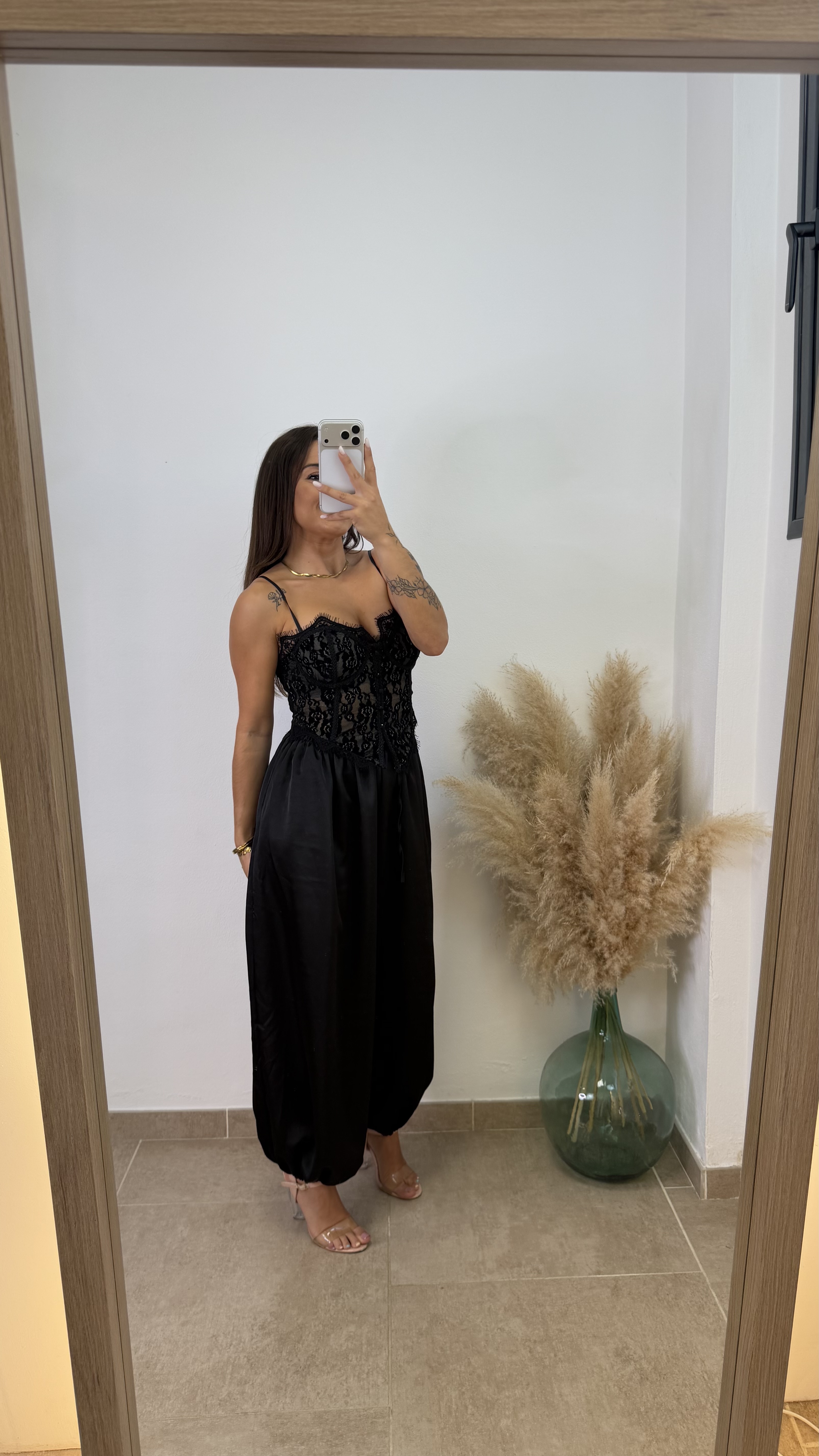 Pantalón puño raso - Negro - Imagen 6