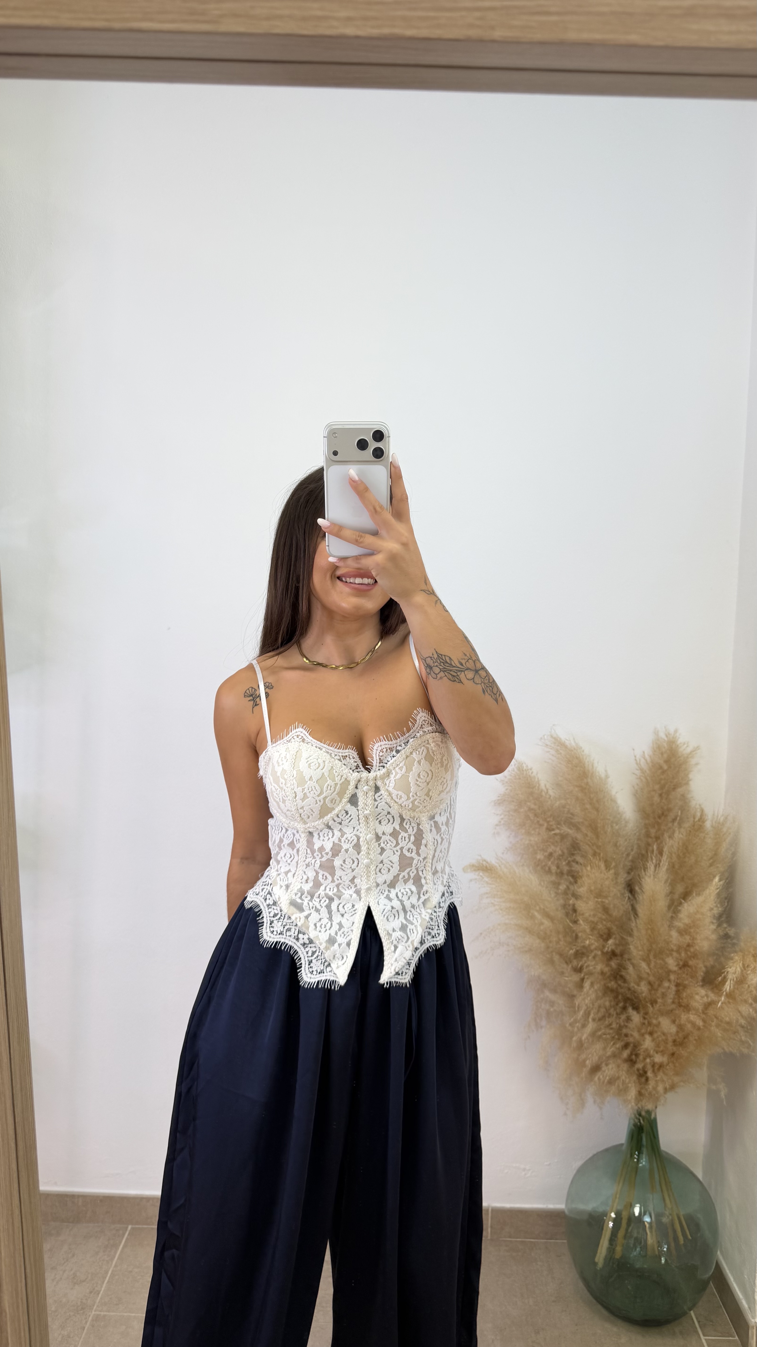 Pantalón puño raso - Azul marino - Imagen 4