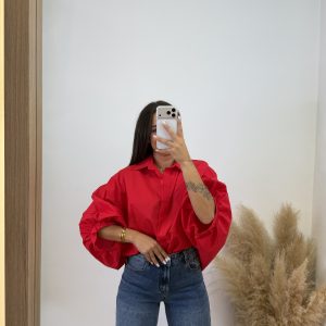 Camisa murciélago - Roja - Imagen 4