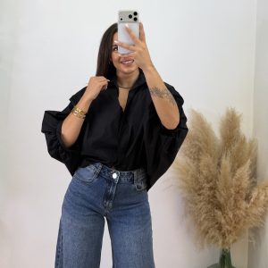 Camisa murciélago - Negra