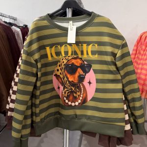Sudadera iconic - Verde militar