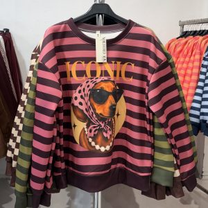 Sudadera iconic - Burdeos