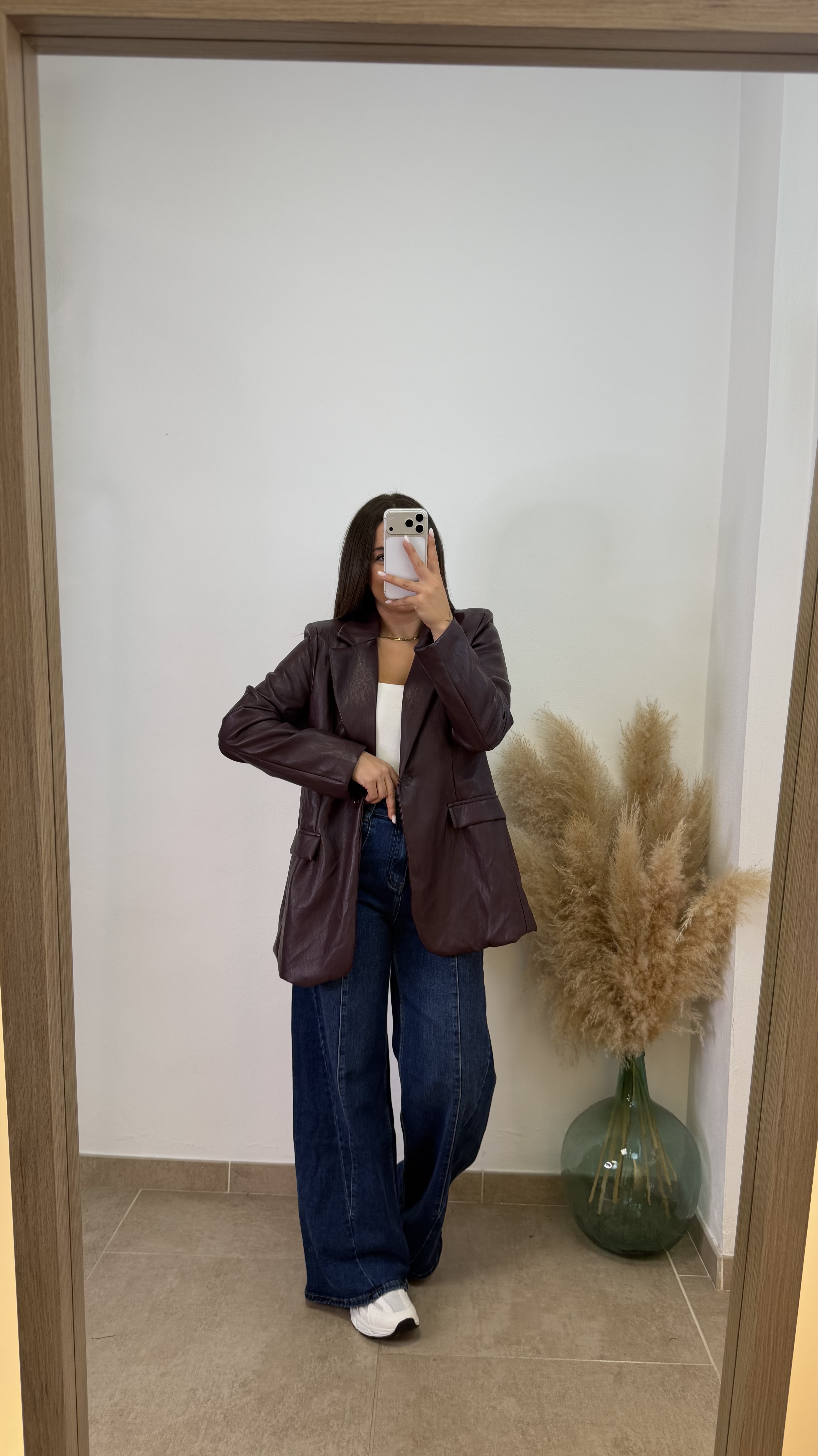 Blazer polipiel - Burdeos - Imagen 5