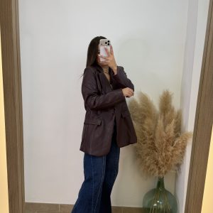 Blazer polipiel - Burdeos - Imagen 4