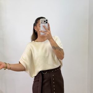 Jersey punto I Beige