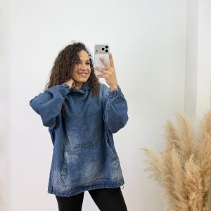 Sudadera vaquera I Azul I W010-1 - Imagen 5