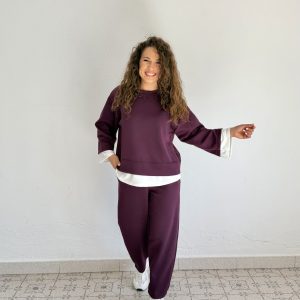Alternative view of Conjunto efecto doble camiseta