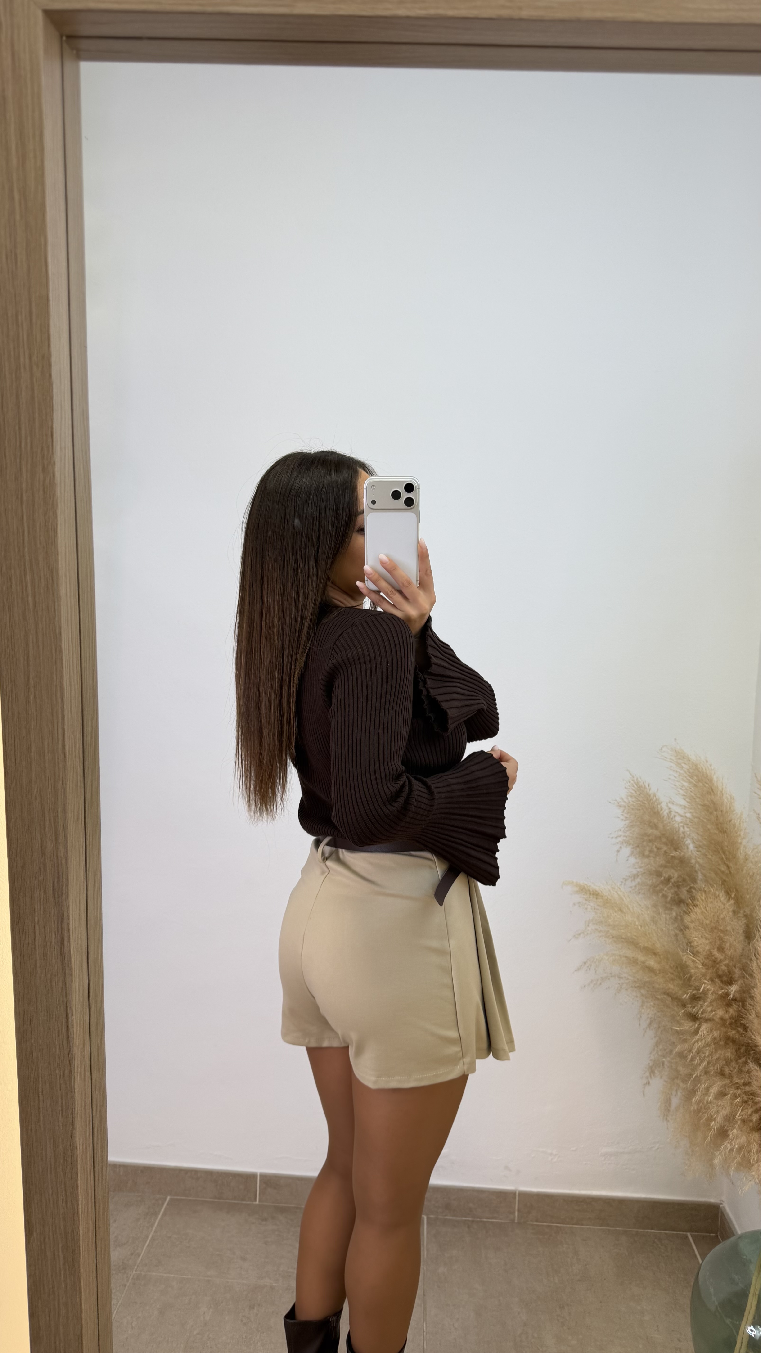 Jersey manga campana - Beige - Imagen 5