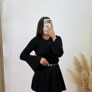 Jersey manga campana - Negro