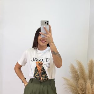 Alternative view of Camiseta estampada perro classic