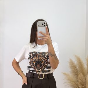 Camiseta estampada tigre