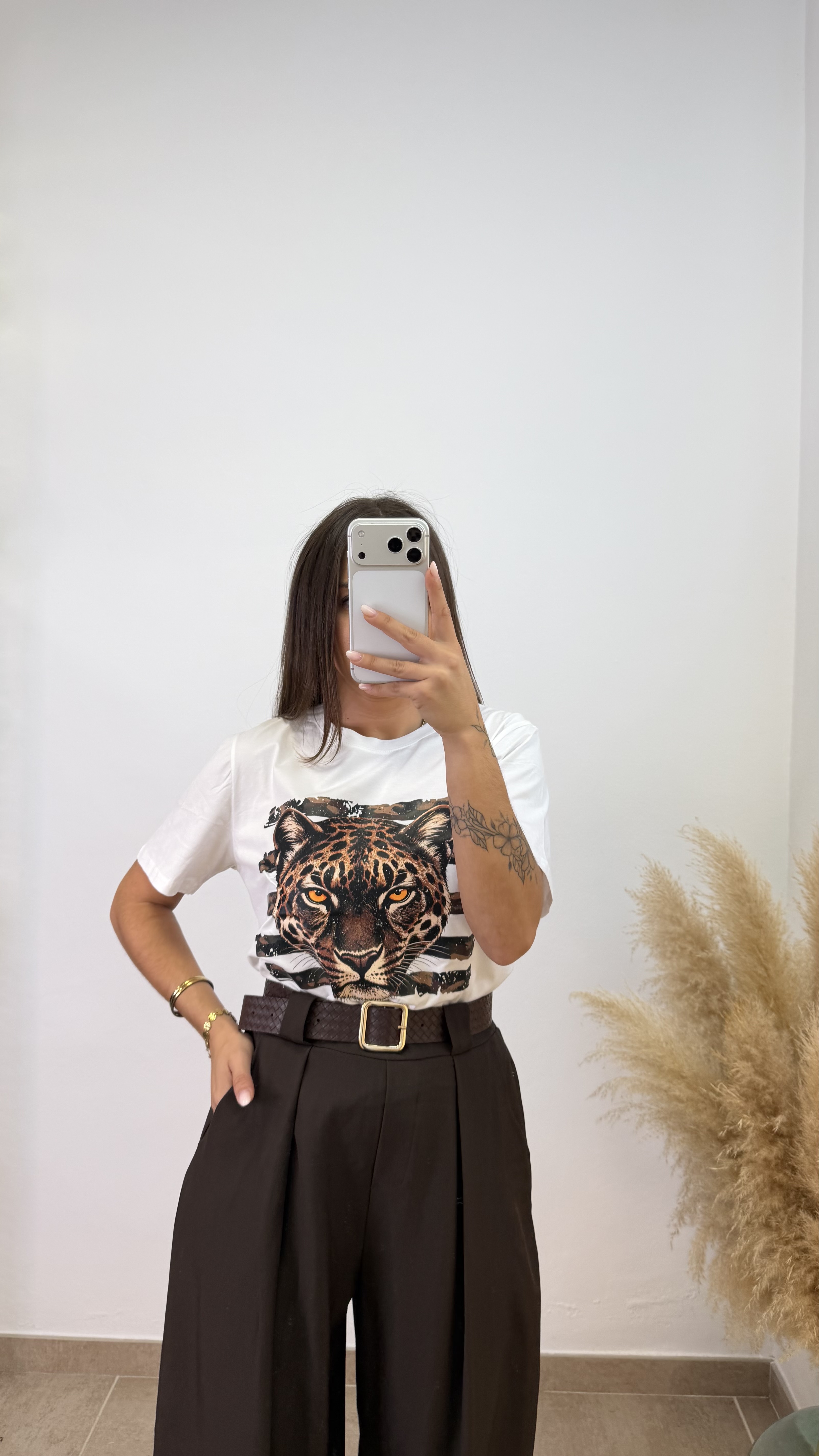 Camiseta estampada tigre