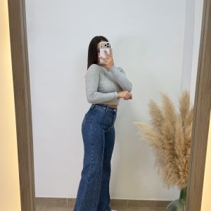 Pantalón vaquero claro Leyre - Faja incorporada - Imagen 4