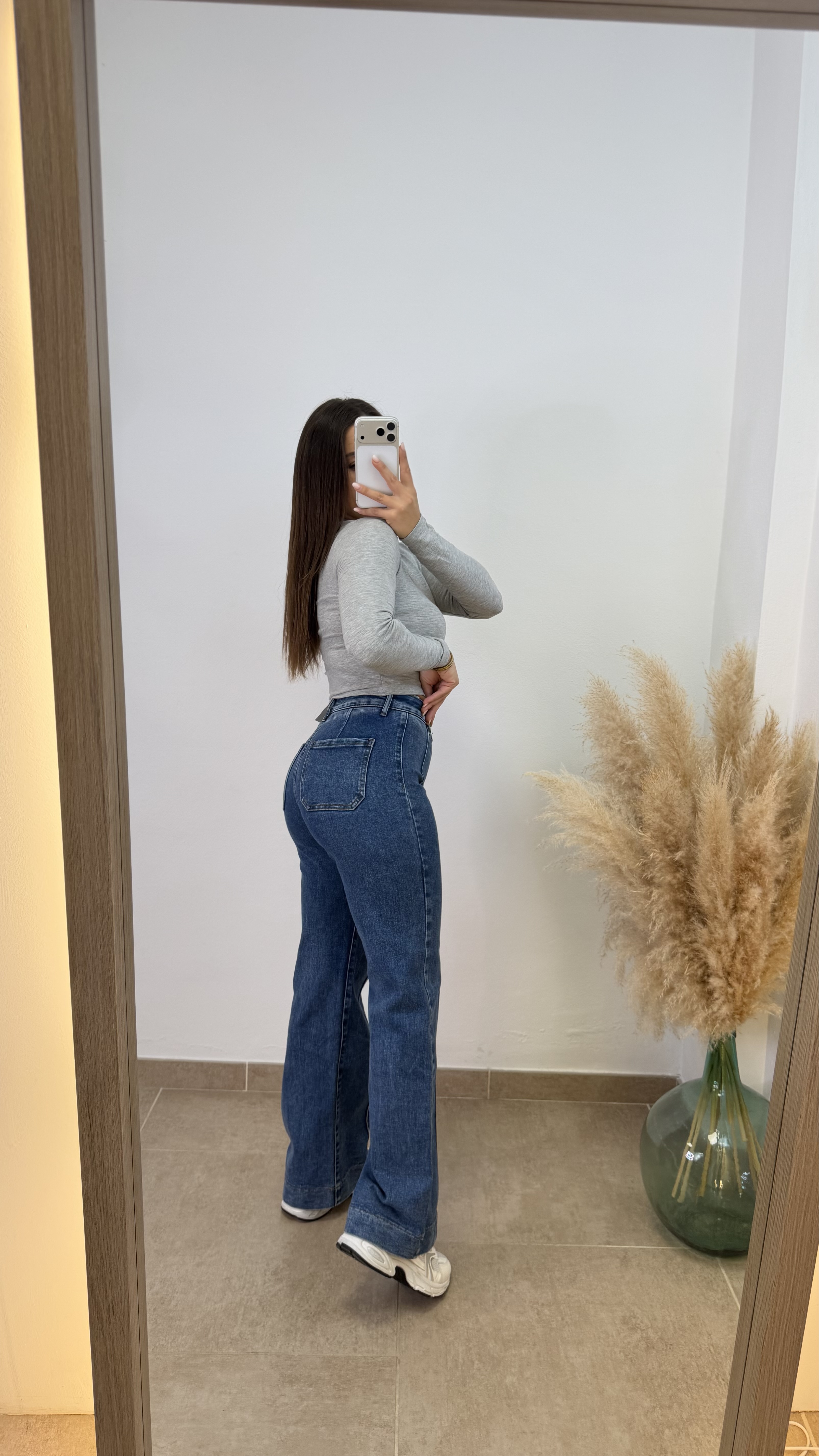 Pantalón vaquero Luna - Faja incorporada - Imagen 5