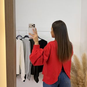 Sudadera abierta por detrás - Imagen 6