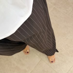 Pantalón globo lazo raya diplomática - Imagen 8