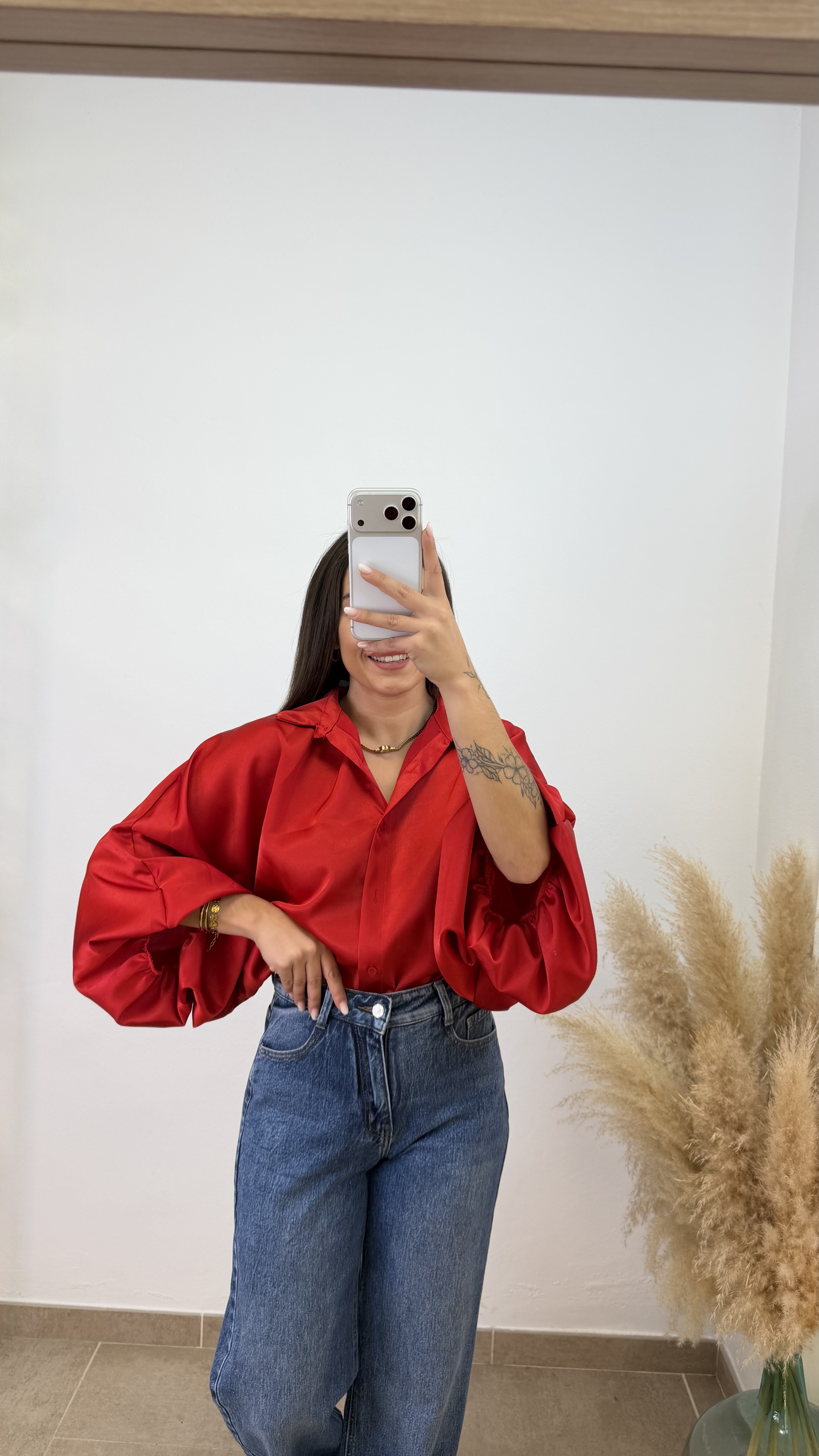 Camisa murciélago raso - Imagen 5